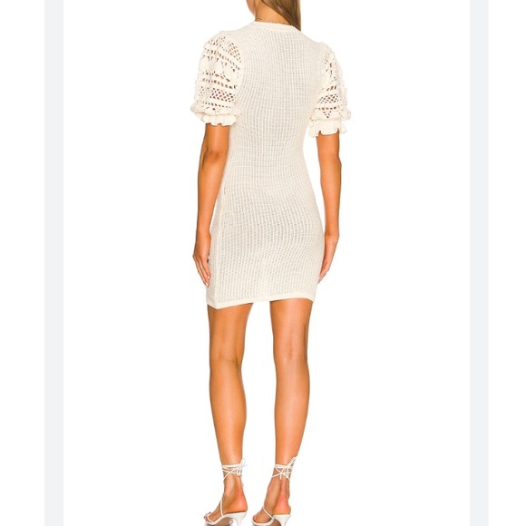 NWT TULAROSA Revolve Crochet Archer Mini Dress S - Picture 3 of 15